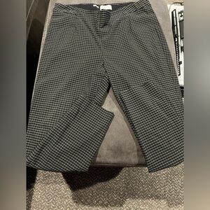Women’s  Black Checkered Pants